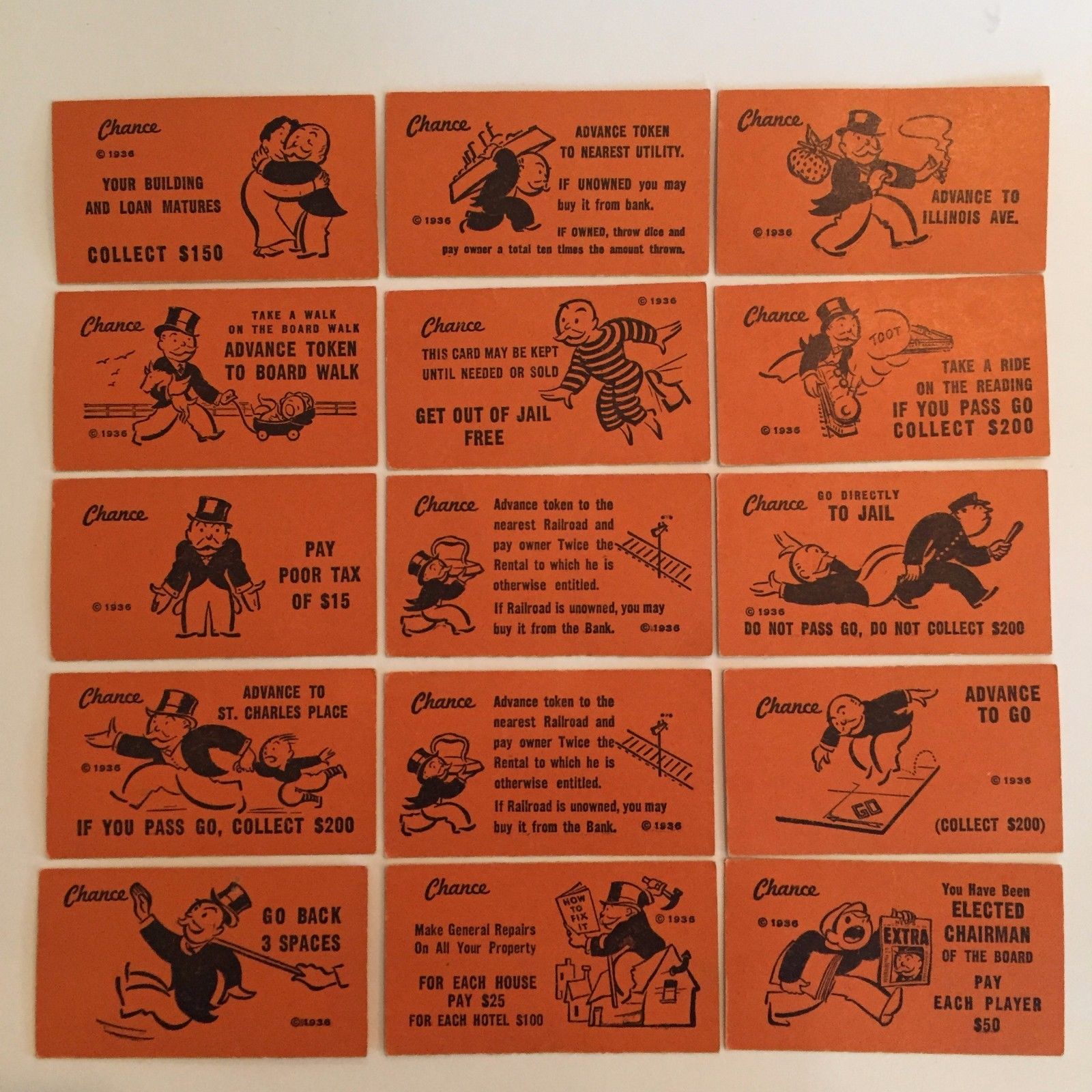 monopoly chance cards image