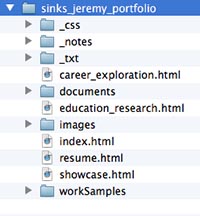 Screen Shot File Structure