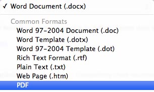File Save as PDF